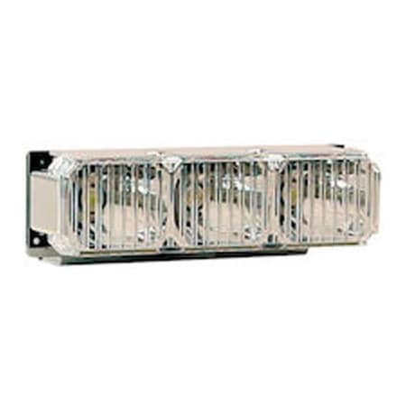 Buyers Products Clear Middle Strobe Reflector With 3 LED 3024632